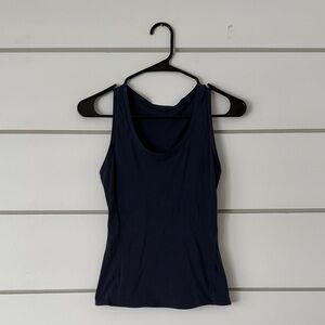 LULULEMON wundermost club blue tank Top